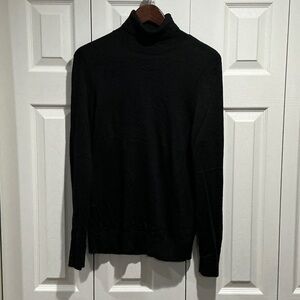 Express Men's Classic Black Turtleneck Sweater